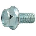 Midwest Fastener Grade 5, 5/16"-18 Flange Bolt, Zinc Plated Steel, 5/8 in L, 12 PK 34782